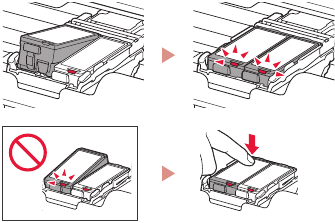 Canon - PIXMA TR150 - Tintenpatronen installieren - Schritt 3 Tintenpatronen installieren - Schritt 3