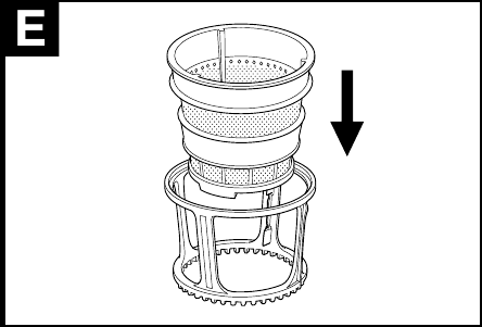 Kenwood - KAX720PL - Zusammenbau Ihres Entsafters - Schritt 3 Zusammenbau Ihres Entsafters - Schritt 3