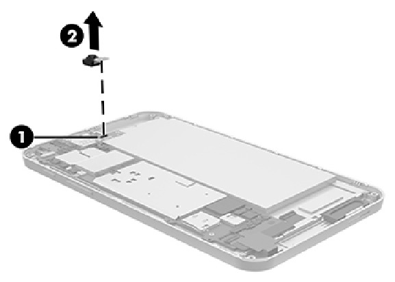 HP - Stream 7 - Rückwärtige Webkamera entfernen Rückwärtige Webkamera entfernen