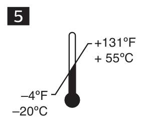 Symbol: Lagertemperatur