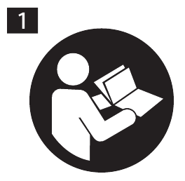 Symbol: Dieses Handbuch lesen