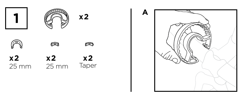 Thule - Pack 'n Pedal 100037 - Einrichtung - Schritt 1 Einrichtung - Schritt 1