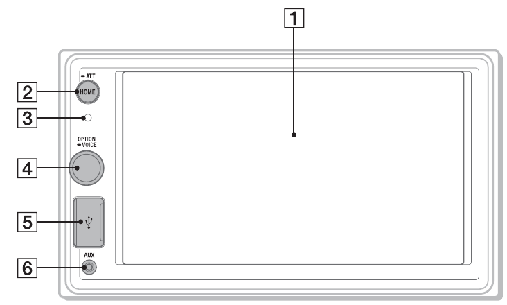 Sony - XAV-AX1000 - Haupteinheit Haupteinheit