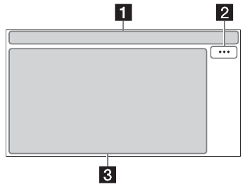 Sony - XAV-AX1000 - Wiedergabebildschirm Wiedergabebildschirm