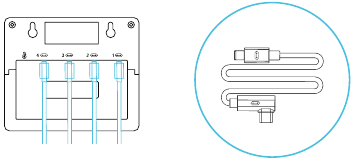 AC Infinity - CLOUDRAY - Anschluss an Controller - Schritt 1 Anschluss an Controller - Schritt 1