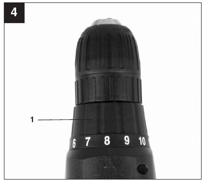 EINHELL - TH-CD 12 Li - Drehmomenteinstellung Drehmomenteinstellung