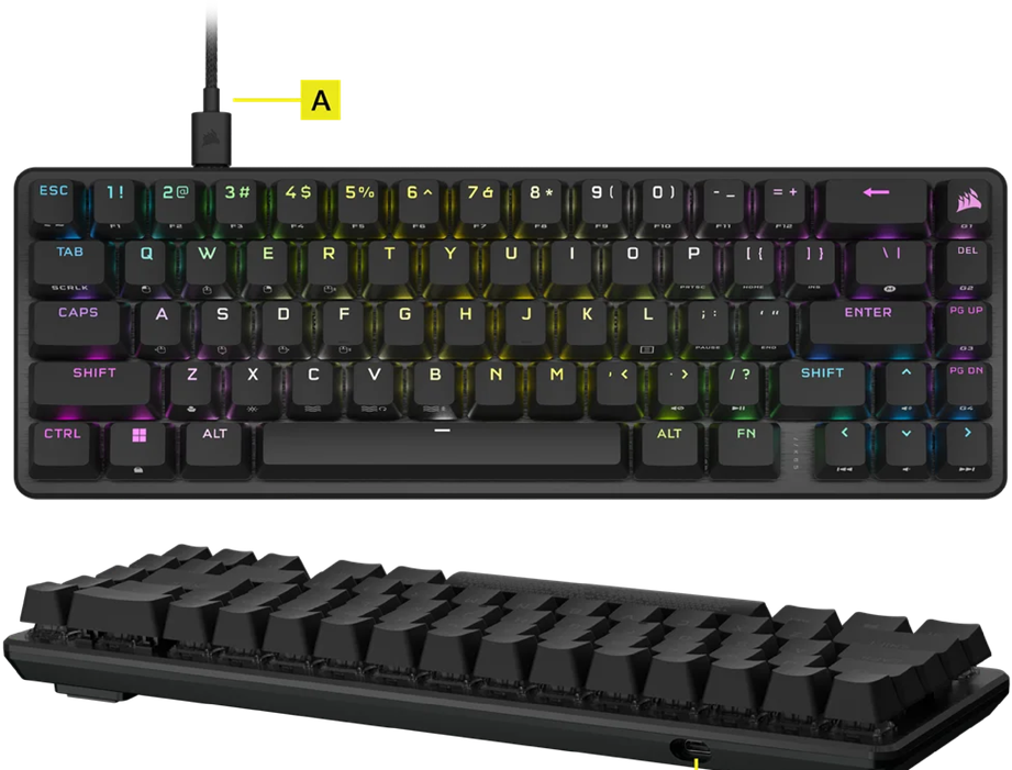 Corsair - K65 PRO MINI - DIE TASTATUR KENNENLERNEN - Teil 1 DIE TASTATUR KENNENLERNEN - Teil 1