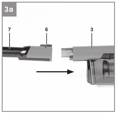 EINHELL - TE-SV 18 Li - Gerätezusammenbau - Schritt 1 Gerätezusammenbau - Schritt 1