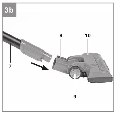 EINHELL - TE-SV 18 Li - Gerätezusammenbau - Schritt 2 Gerätezusammenbau - Schritt 2