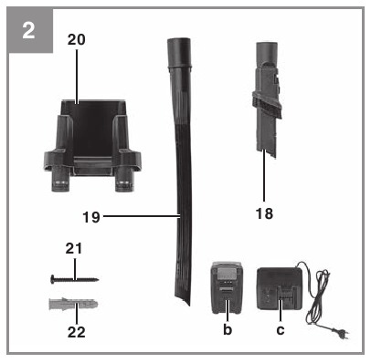 EINHELL - TE-SV 18 Li - Aufbau - Teil 2 Aufbau - Teil 2