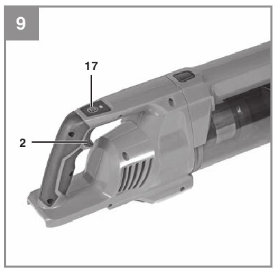 EINHELL - TE-SV 18 Li - Ein-/Ausschalter Ein-/Ausschalter