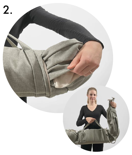 Najell - SleepCarrier - ANWENDUNG - Schritt 2 ANWENDUNG - Schritt 2