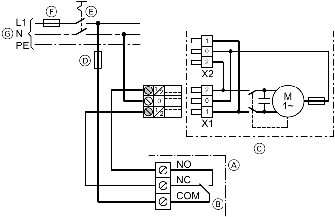 Viessmann - Vitotrol 100 - Mischermotor anschließen Mischermotor anschließen