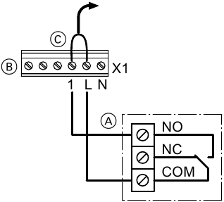 Viessmann - Vitotrol 100 - Anschluss an die Regeleinheit mit Klemmen "X1" (Seite 8) Anschluss an die Regeleinheit mit Klemmen "X1"