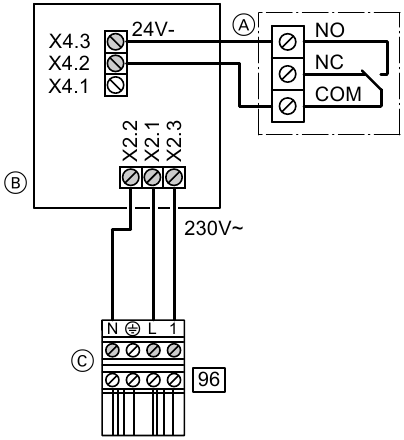 Viessmann - Vitotrol 100 - Anschluss an die externe Erweiterung H4 Anschluss an die externe Erweiterung H4