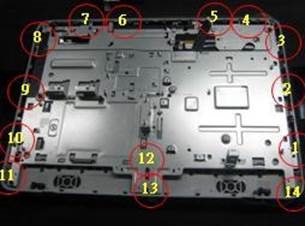 HP - 19 - Produktdemontageprozess - Schritt 16 Produktdemontageprozess - Schritt 16