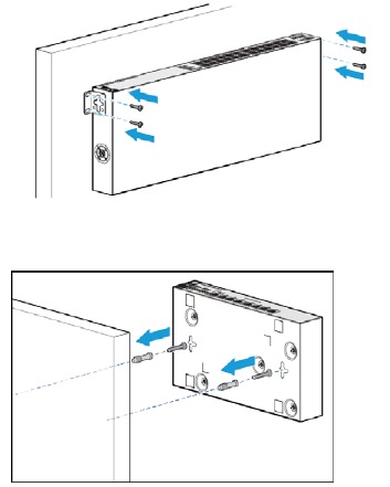 HP - 1820 Series - Wand- oder Untertischmontage Wand- oder Untertischmontage