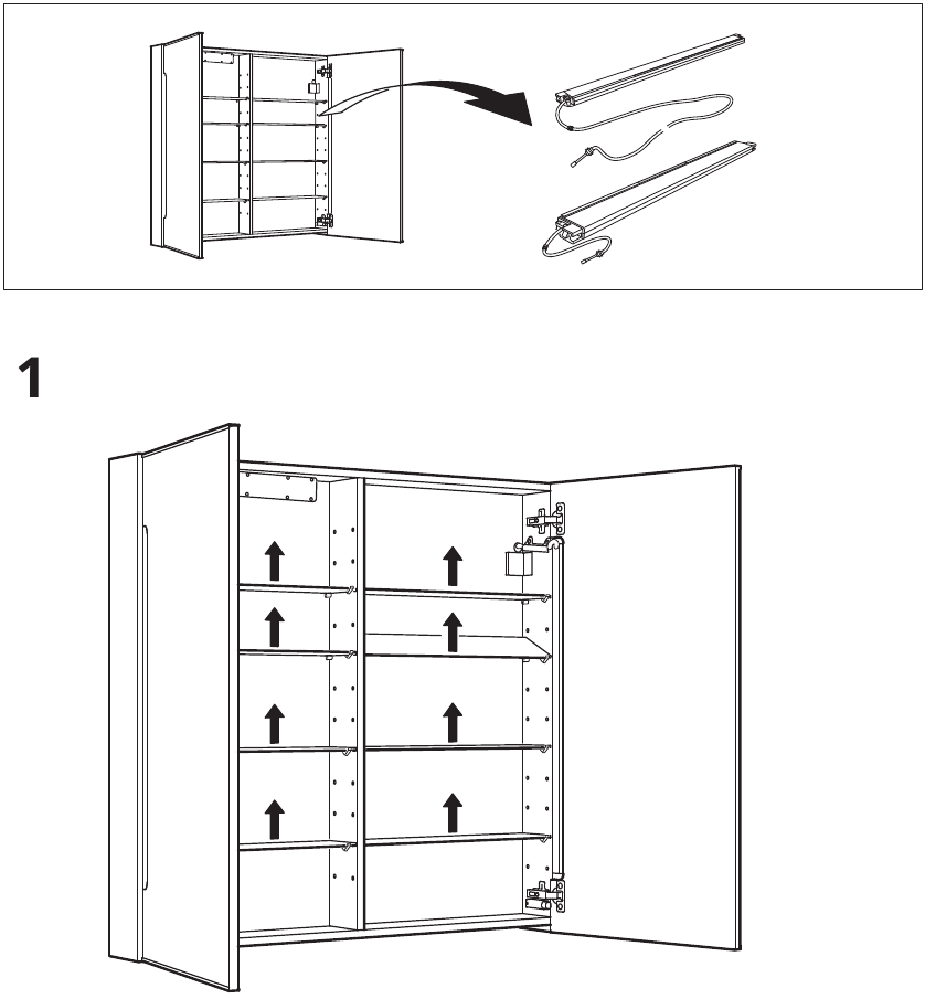 IKEA - STORJORM - INNENMONTAGE - Schritt 1 INNENMONTAGE - Schritt 1
