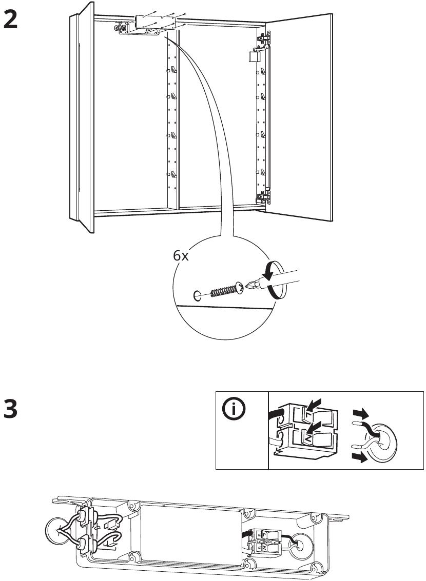 IKEA - STORJORM - INNENMONTAGE - Schritt 2 INNENMONTAGE - Schritt 2