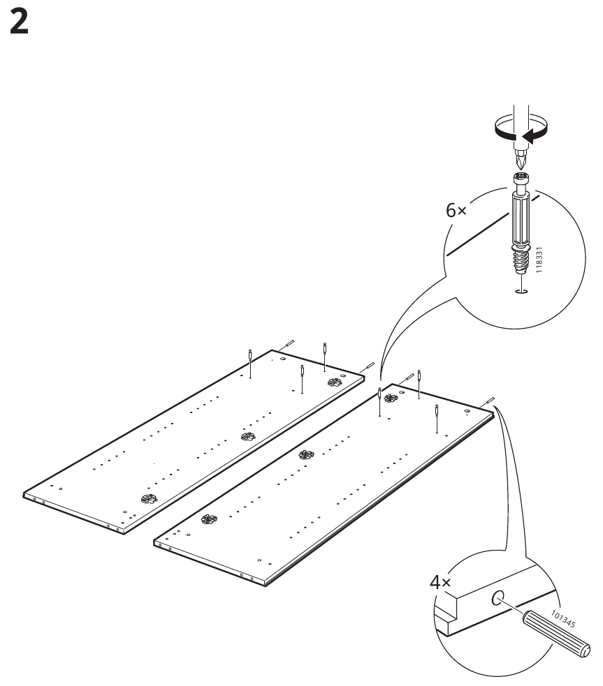 IKEA - KLEPPSTAD - Aufbau - Schritt 2 Aufbau - Schritt 2