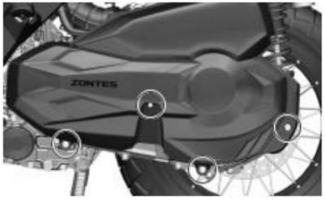 Zontes - 368G - Luftfilter - Schritt 3 Luftfilter - Schritt 3