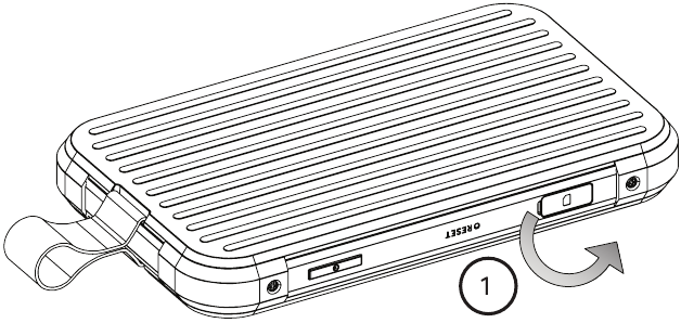 Acer - Connect Enduro M3 - SIM-Karte einlegen - Schritt 1 SIM-Karte einlegen - Schritt 1