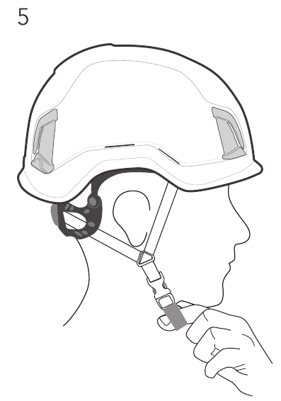 Kask - ZENITH - HELMETEINSTELLUNGEN - Schritt 4 HELMETEINSTELLUNGEN - Schritt 4