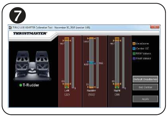 Thrustmaster - TFRP - ERWEITERTE KALIBRIERUNGSSOFTWARE ERWEITERTE KALIBRIERUNGSSOFTWARE