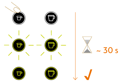 DeLonghi - CITIZ - KAFFEEZUBEREITUNG - Schritt 1 KAFFEEZUBEREITUNG - Schritt 1