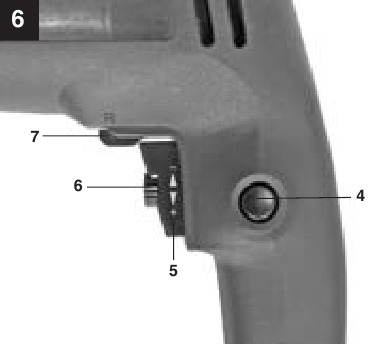 EINHELL - TC-ID 650 E - EIN-/AUS-Schalter EIN-/AUS-Schalter