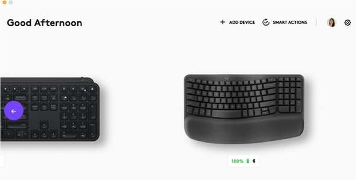 Logitech - Wave Keys - Wave Keys mit der Logitech Options+ App anpassen - Schritt 1 Wave Keys mit der Logitech Options+ App anpassen - Schritt 1