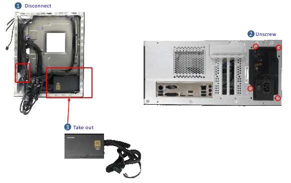 Asus - ROG Strix G10DK - NETZTEIL Demontage NETZTEIL Demontage