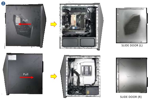 Asus - ROG Strix G10DK - Demontage der Seitenwand Demontage der Seitenwand