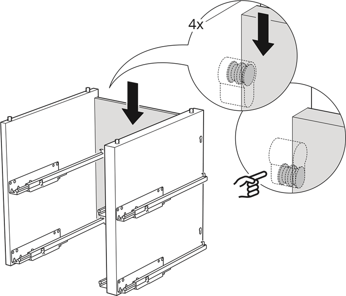 IKEA - NORDLI - Aufbau - Schritt 13 Aufbau - Schritt 13