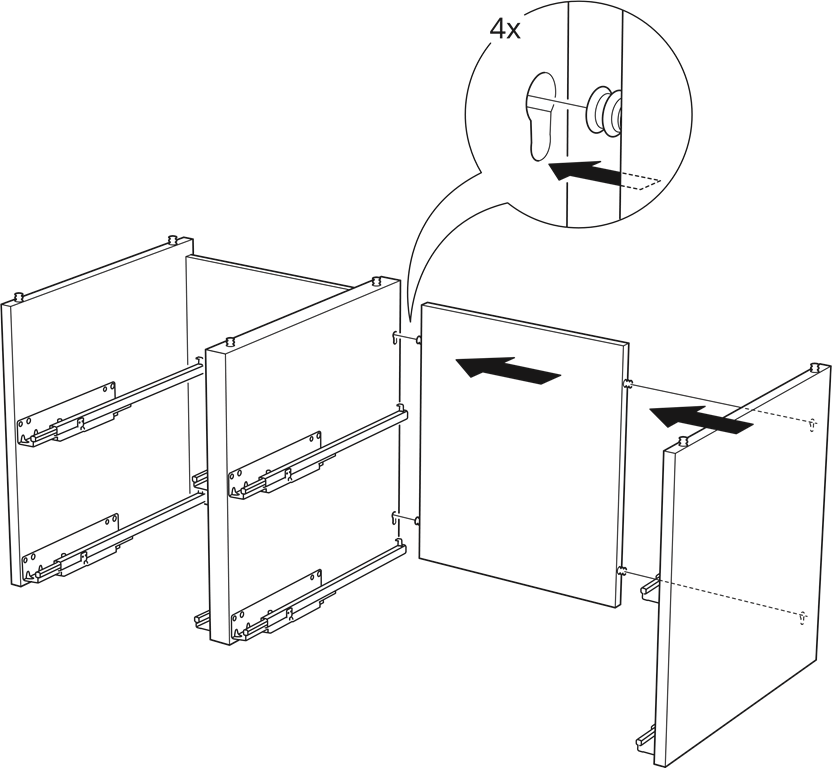 IKEA - NORDLI - Aufbau - Schritt 14 Aufbau - Schritt 14