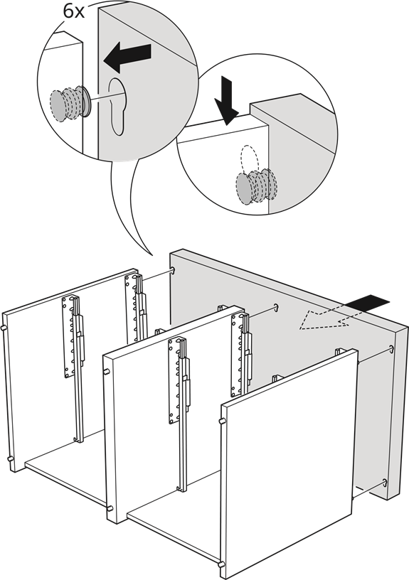 IKEA - NORDLI - Aufbau - Schritt 17 Aufbau - Schritt 17