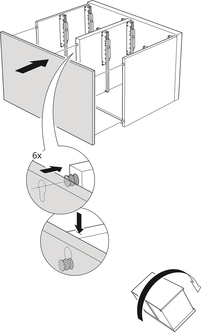 IKEA - NORDLI - Aufbau - Schritt 19 Aufbau - Schritt 19