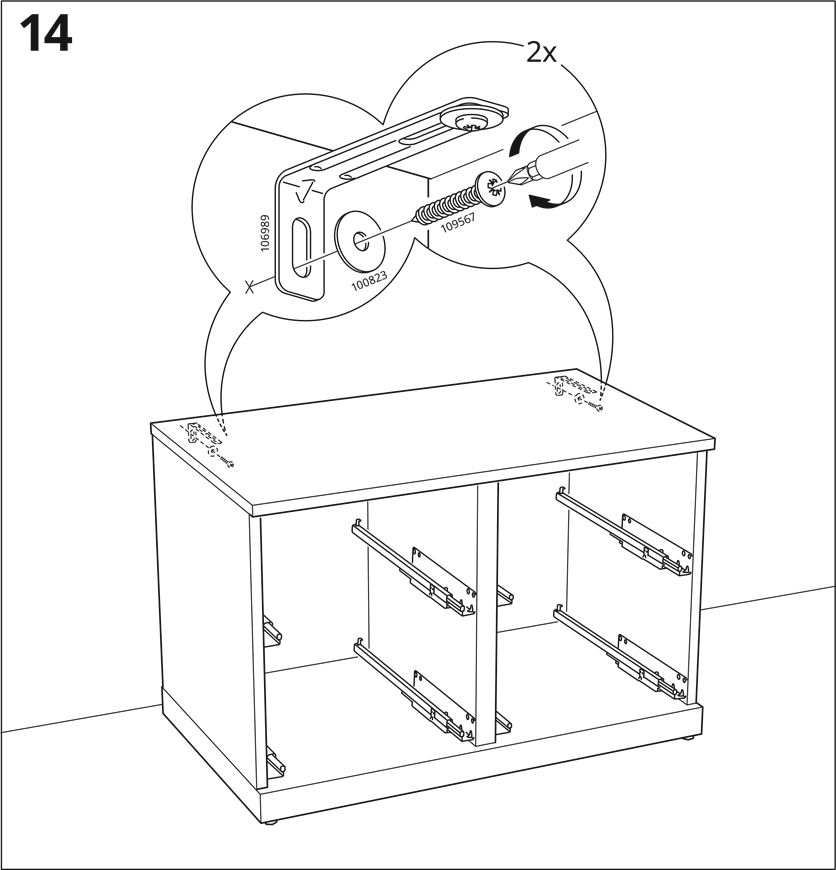 IKEA - NORDLI - Aufbau - Schritt 23 Aufbau - Schritt 23