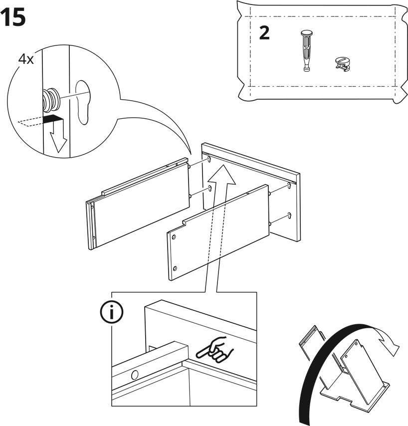 IKEA - NORDLI - Aufbau - Schritt 24 Aufbau - Schritt 24