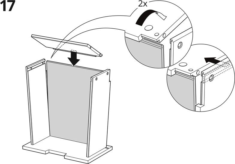 IKEA - NORDLI - Aufbau - Schritt 26 Aufbau - Schritt 26