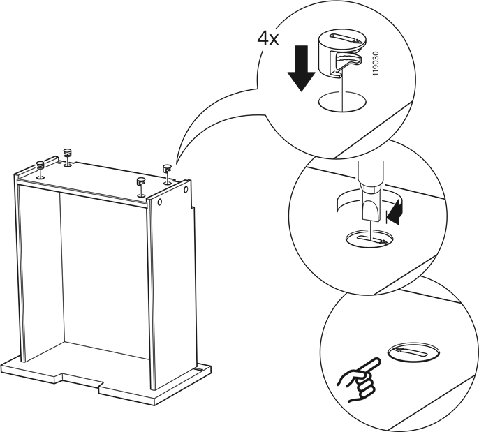 IKEA - NORDLI - Aufbau - Schritt 28 Aufbau - Schritt 28