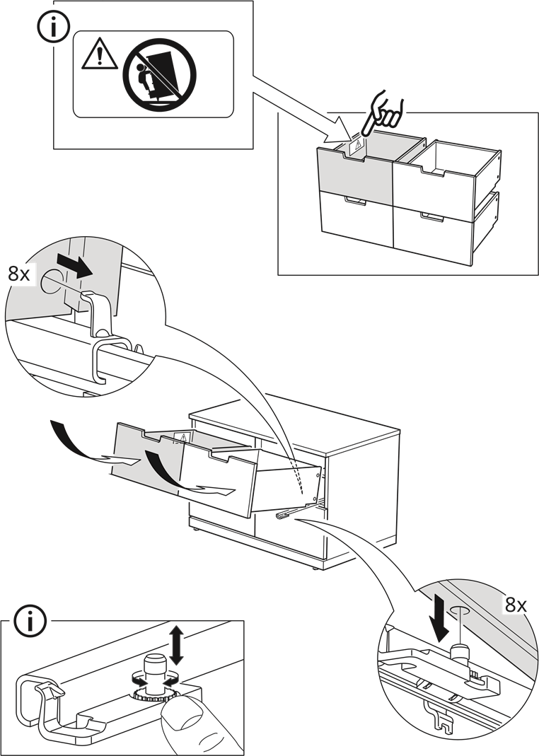 IKEA - NORDLI - Aufbau - Schritt 29 Aufbau - Schritt 29