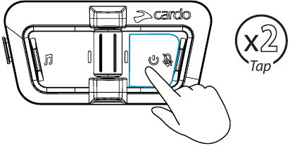 Cardo - PACKTALK OUTDOOR - DMC-Gegensprechanlage - DMC-Gegensprechanlage AUS/EIN DMC-Gegensprechanlage - DMC-Gegensprechanlage AUS/EIN