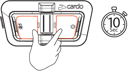 Cardo - PACKTALK OUTDOOR - SCHÜLER - Geräteneustart SCHÜLER - Geräteneustart
