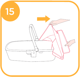 Joie - ramble xl - Polsterung abnehmen Polsterung abnehmen