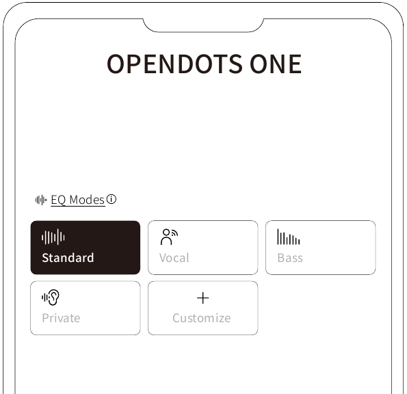 shokz - OPENDOTS ONE - EQ-Anpassungen EQ-Anpassungen