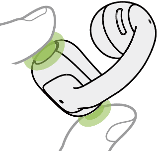 shokz - OPENDOTS ONE - Touch-Steuerung Touch-Steuerung