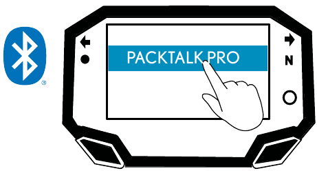 Cardo - PACKTALK PRO - Motorrad-Kopplung - Schritt 3 Motorrad-Kopplung - Schritt 3