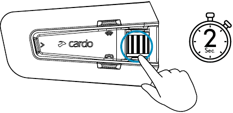 Cardo - PACKTALK PRO - DMC Intercom - Gruppe stummschalten/Stummschaltung aufheben DMC Intercom - Gruppe stummschalten/Stummschaltung aufheben