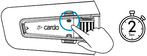 Cardo - PACKTALK PRO - DMC Intercom - Anruf teilen DMC Intercom - Anruf teilen
